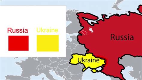 size of russia versus ukraine